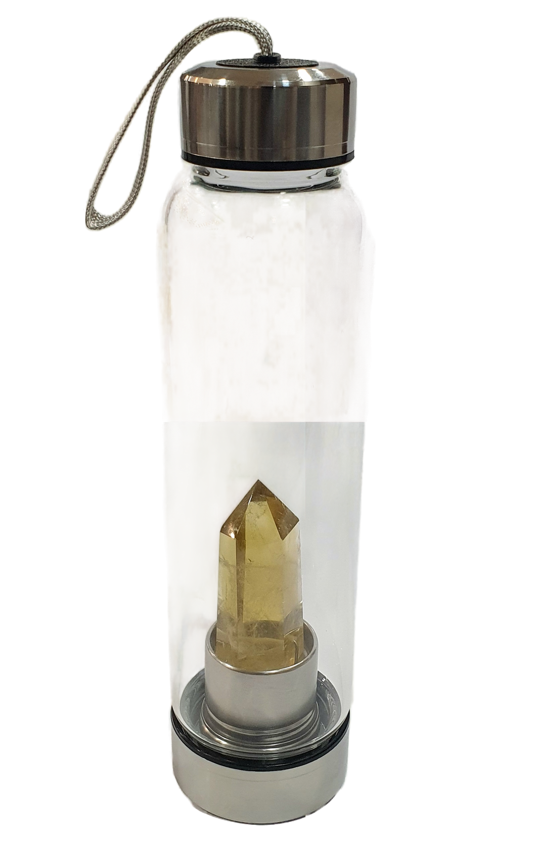 Fluorite Crystal Infused Water Bottle