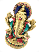 Load image into Gallery viewer, Lord Ganesha Sculpture in Brass